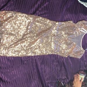 Ross gold dress